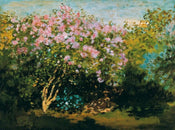 Claude Monet Blühender Flieder in der Sonne Art Print 80x60cm | Yourdecoration.co.uk