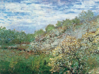 Claude Monet BÃ¤ume in BlÃ¼te Art Print 80x60cm | Yourdecoration.co.uk
