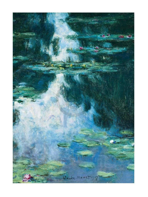 Claude Monet Water Lilies Art Print 60x80cm | Yourdecoration.co.uk