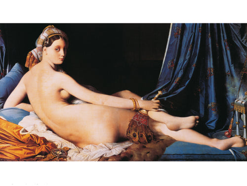 Dominique Ingres La Grande Odalisque Art Print 80x60cm | Yourdecoration.co.uk