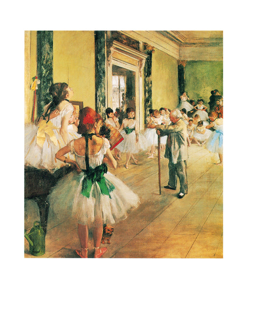 Edgar Degas La classe de danse Art Print 24x30cm | Yourdecoration.co.uk