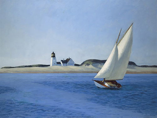 PGM Edward Hopper The Long Leg 1930 Art Print 81x61cm | Yourdecoration.co.uk