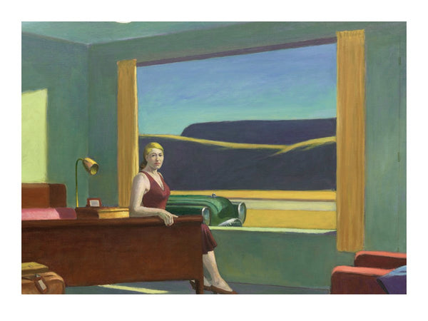 額装済/Western Motel 1957/エドワード ホッパー pgm-eh-82-edward-hopper-