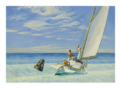 PGM Edward Hopper Ground Swell Art Print 40x30cm | Yourdecoration.co.uk