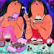 El van Leersum Lovin Goddies Art Print 70x70cm | Yourdecoration.co.uk