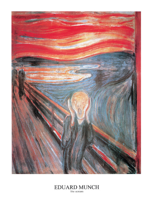 Edvard Munch The Scream Art Print 60x80cm | Yourdecoration.co.uk