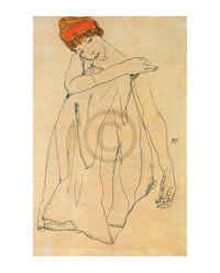 Egon Schiele Die TÃ¤nzerin Art Print 40x50cm | Yourdecoration.co.uk