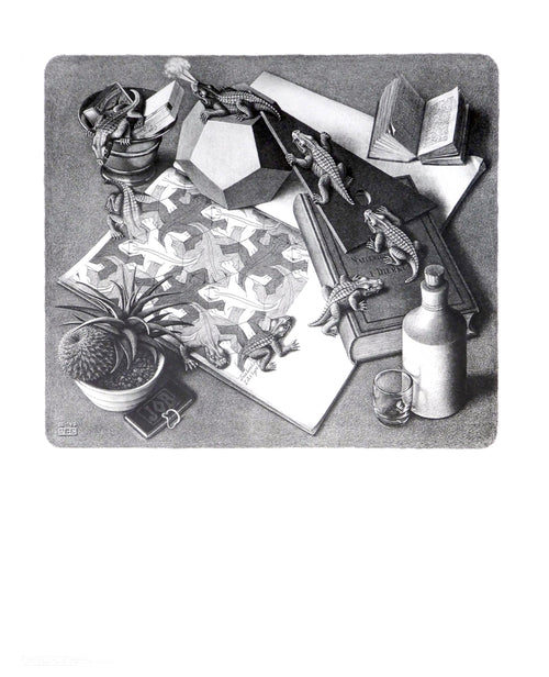 M. C. Escher Reptilien Art Print 55x65cm | Yourdecoration.co.uk
