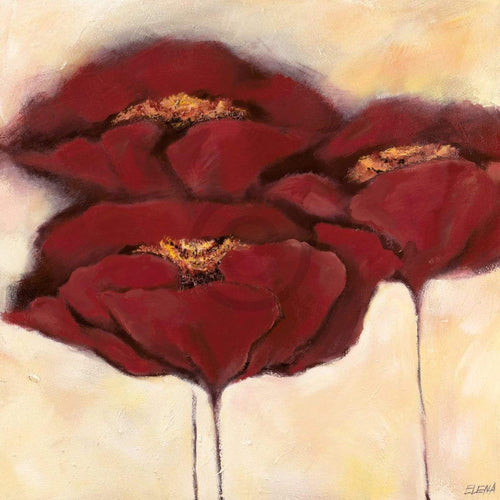 Elena Filatov Mohn in Milch I Art Print 70x70cm | Yourdecoration.co.uk