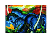 Franz Marc Die großen blauen Pferde Art Print 71x56cm | Yourdecoration.co.uk