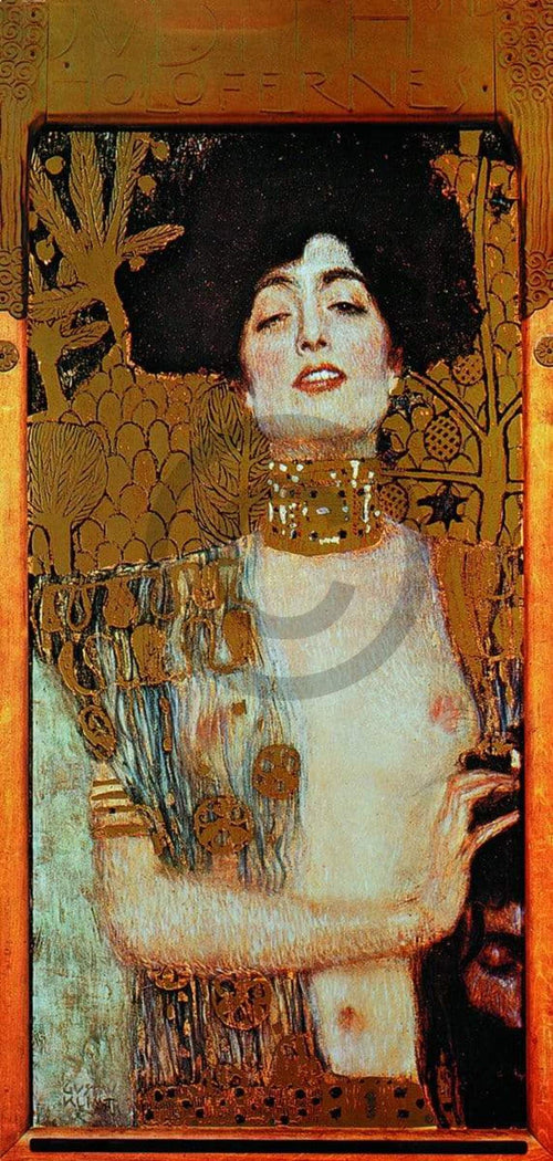 Gustav Klimt Judith II Art Print 41x86cm | Yourdecoration.co.uk