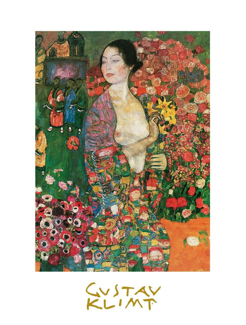 Gustav Klimt Die TÃ¤nzerin Art Print 60x80cm | Yourdecoration.co.uk
