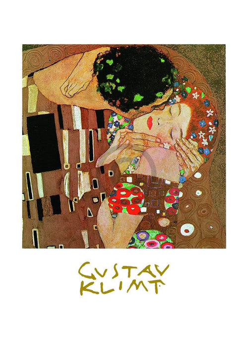 Gustav Klimt Il bacio Art Print 50x70cm | Yourdecoration.co.uk