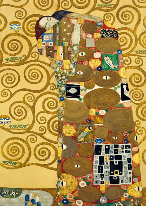 Gustav Klimt Die ErfÃ¼llung Art Print 21x29.7cm | Yourdecoration.co.uk
