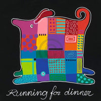 Hope Running for dinner Art Print 50x50cm | Yourdecoration.co.uk