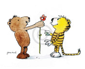 Janosch Blumengruß Art Print 58x48cm | Yourdecoration.co.uk