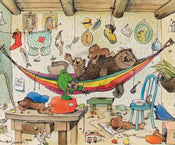 Janosch Bären Familie Art Print 58x48cm | Yourdecoration.co.uk