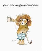 Janosch Gemütlichkeit Art Print 48x58cm | Yourdecoration.co.uk