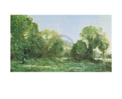 J.B.C. Corot Etang à ville d'Avray Art Print 30x24cm | Yourdecoration.co.uk