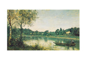 J.B.C. Corot L'étang de ville d'Avray Art Print 30x24cm | Yourdecoration.co.uk
