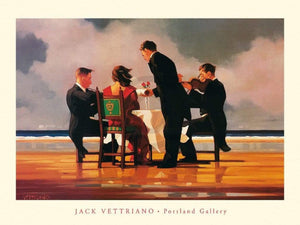 Jack Vettriano Elegy for The Dead Admiral Art Print 80x60cm | Yourdecoration.co.uk