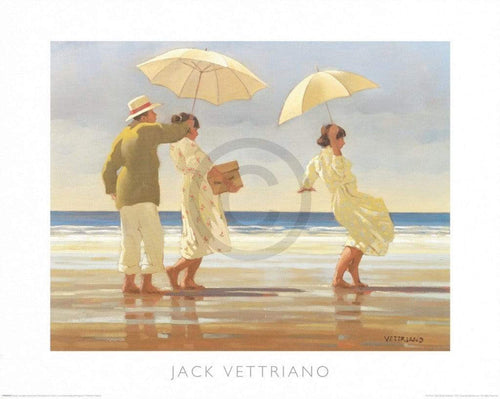 Jack Vettriano The Picnic Party Art Print 50x40cm | Yourdecoration.co.uk