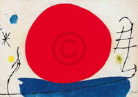 Joan Miro Senza titolo Art Print 100x70cm | Yourdecoration.co.uk