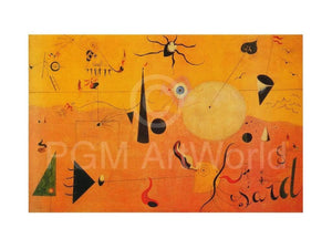 Joan Miro Paysage Catalan Art Print 80x60cm | Yourdecoration.co.uk