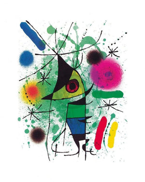 Joan Miro The singing Fish Art Print 40x50cm | Yourdecoration.co.uk