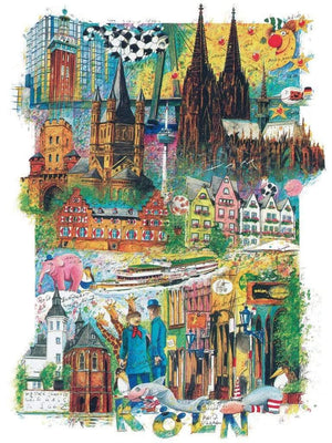 Klaus D. Schiemann KÃ¶ln Art Print 60x80cm | Yourdecoration.co.uk