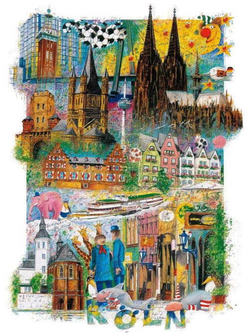 Klaus D. Schiemann KÃ¶ln Art Print 30x40cm | Yourdecoration.co.uk