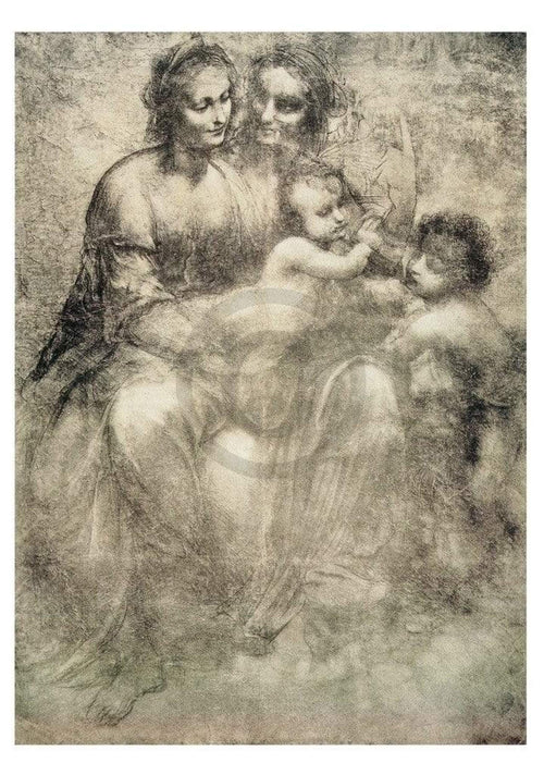 Leonardo Da Vinci La vergine Art Print 35x50cm | Yourdecoration.co.uk