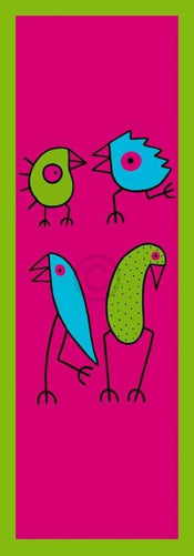 Birdman Hans Lan We are just fine Art Print 35x100cm | Yourdecoration.co.uk