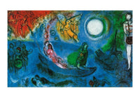 Marc Chagall Il concerto, 1957 Art Print 80x60cm | Yourdecoration.co.uk