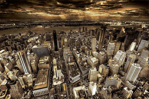 Dr. Michael Feldmann Metropolis Art Print 100x70cm | Yourdecoration.co.uk