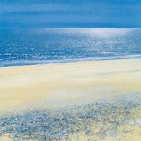 Paul Evans Silver Tide Art Print 61x61cm | Yourdecoration.co.uk