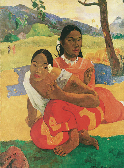 Paul Gauguin Deux Tahitiennes Art Print 50x70cm | Yourdecoration.co.uk