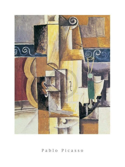 Pablo Picasso Violin and Guitar Art Print 60x80cm | Yourdecoration.co.uk