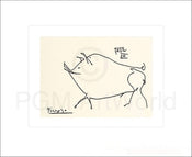 Pablo Picasso Le petit cochon Art Print 60x50cm | Yourdecoration.co.uk