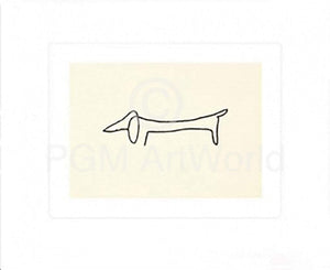 Pablo Picasso Le Chien Art Print 60x50cm | Yourdecoration.co.uk