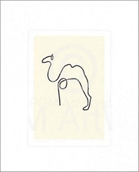 Pablo Picasso Le Chameau Art Print 50x60cm | Yourdecoration.co.uk