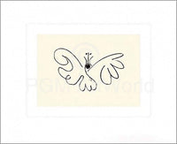 Pablo Picasso Le Papillon Art Print 50x60cm | Yourdecoration.co.uk
