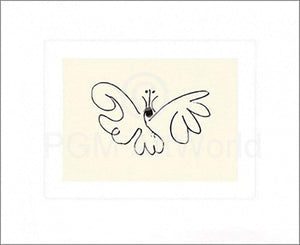 Pablo Picasso Le Papillon Art Print 50x60cm | Yourdecoration.co.uk