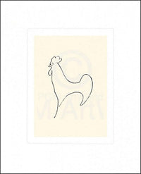 Pablo Picasso Coq Detail Art Print 50x60cm | Yourdecoration.co.uk