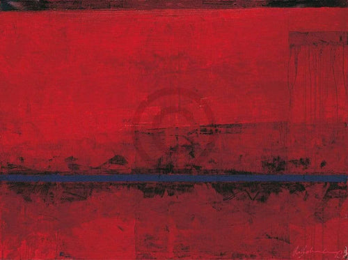 Ralf Bohnenkamp RED Art Print 138x98cm | Yourdecoration.co.uk