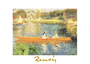Auguste Renoir La Senna ad asnieres Art Print 70x50cm | Yourdecoration.co.uk