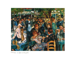 Auguste Renoir Le Moulin de la Galette Art Print 70x50cm | Yourdecoration.co.uk