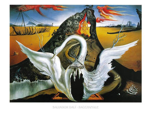 Salvador Dali Bacchanale Art Print 80x60cm | Yourdecoration.co.uk