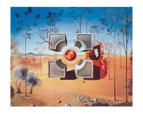 Salvador Dali Sans titre Art Print 50x40cm | Yourdecoration.co.uk