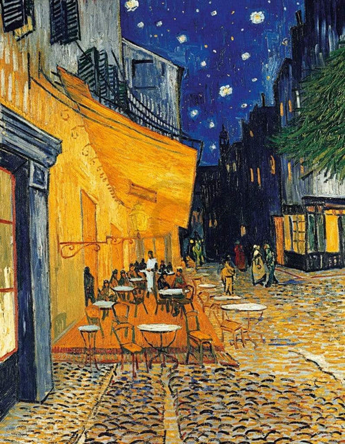 Vincent Van Gogh CafÃ© Terrasse am Abend Art Print 70x90cm | Yourdecoration.co.uk